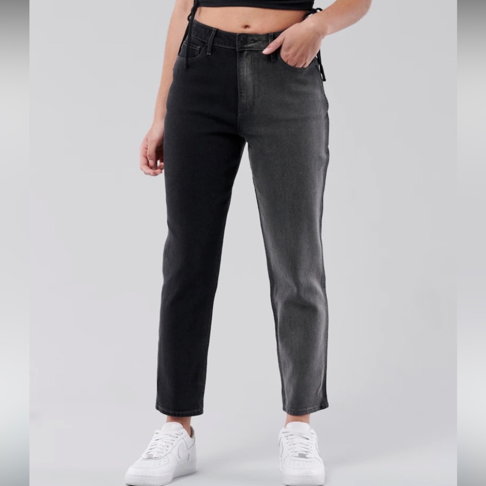 Hollister Black Two-tone jeans